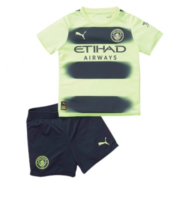 Manchester City Tredjedraktsett Barn 2022-23 Kortermet (+ Korte bukser)